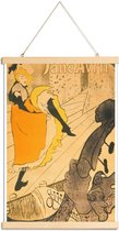 JUNIQE - Posterhanger Henri de Toulouse-Lautrec - Lithograph Jane