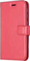 Portemonnee Book Case Hoesje Geschikt voor: iPhone 11 Pro  Max - rood