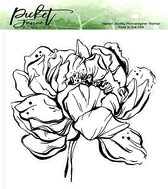 Botan Peony Clear Stamps (F-117)