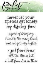 Levels of Friendship Clear Stamps (S-121)