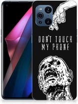 Back Case TPU Siliconen Hoesje OPPO Find X3 | X3 Pro Smartphone hoesje Super als Cadeautjes voor Hem Zombie