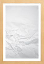 JUNIQE - Poster in houten lijst Paper Landscape -40x60 /Grijs & Ivoor