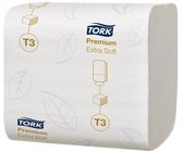 Bol.com Tork Premium toiletpapier vouw 2-lgs wit 19x11 cm doos à 7560 vel (114276) aanbieding