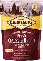 Carnilove Fresh - Droogvoer - Kip & Konijn - Voor de veelvraat - 400GR - 1ST