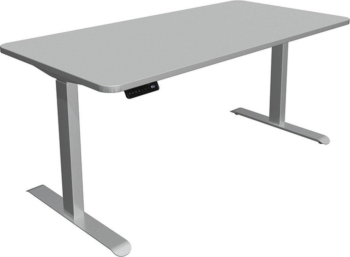 Zit sta bureau Move-3 premium grijs 160x80cm