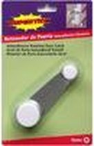 White Swivel Adhesive Deur Retainer 1 UD