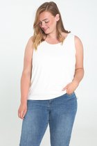 Paprika Dames Effen top met brede schouderbandjes - T-shirt - Maat 44
