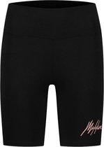 Malelions Women Biker Short - Black/Pink - M