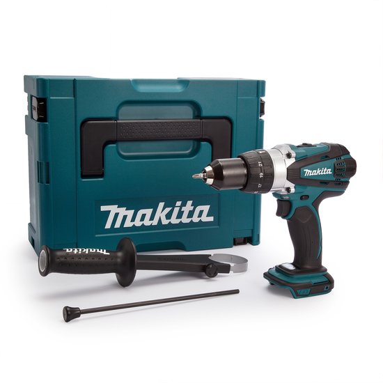 Makita - DHP458ZJ - 18V - accu - klopboor- en schroefmachine - in Mbox - zonder accu`s en lader