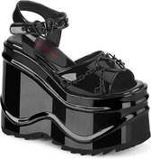 Demonia Chaussures talons compensés -39 Chaussures- WAVE-09 US 9 Zwart