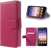 Huawei Y625 Hoesje Wallet Case Roze