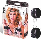 Lux Fetish Boeien Lace Love Zwart/Roze