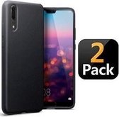 Telefoonhoesje - Back Cover - Geschikt Voor Huawei P20 - Zwart