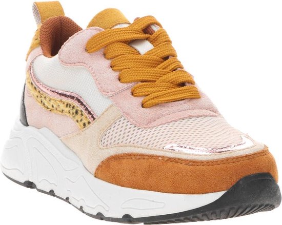 PS Poelman sneaker, Sneakers, Meisje, Maat 36, roze/multi | bol.com