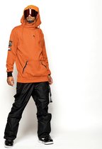 Waterdichte heren hoodie Orange S/M