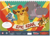 Disney Kleur- En Stickerboek Lion Guard 23 X 33 Cm Oranje