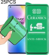 Voor OnePlus 8 Pro 25 PCS 9D Volledig scherm Volledige lijm keramische film