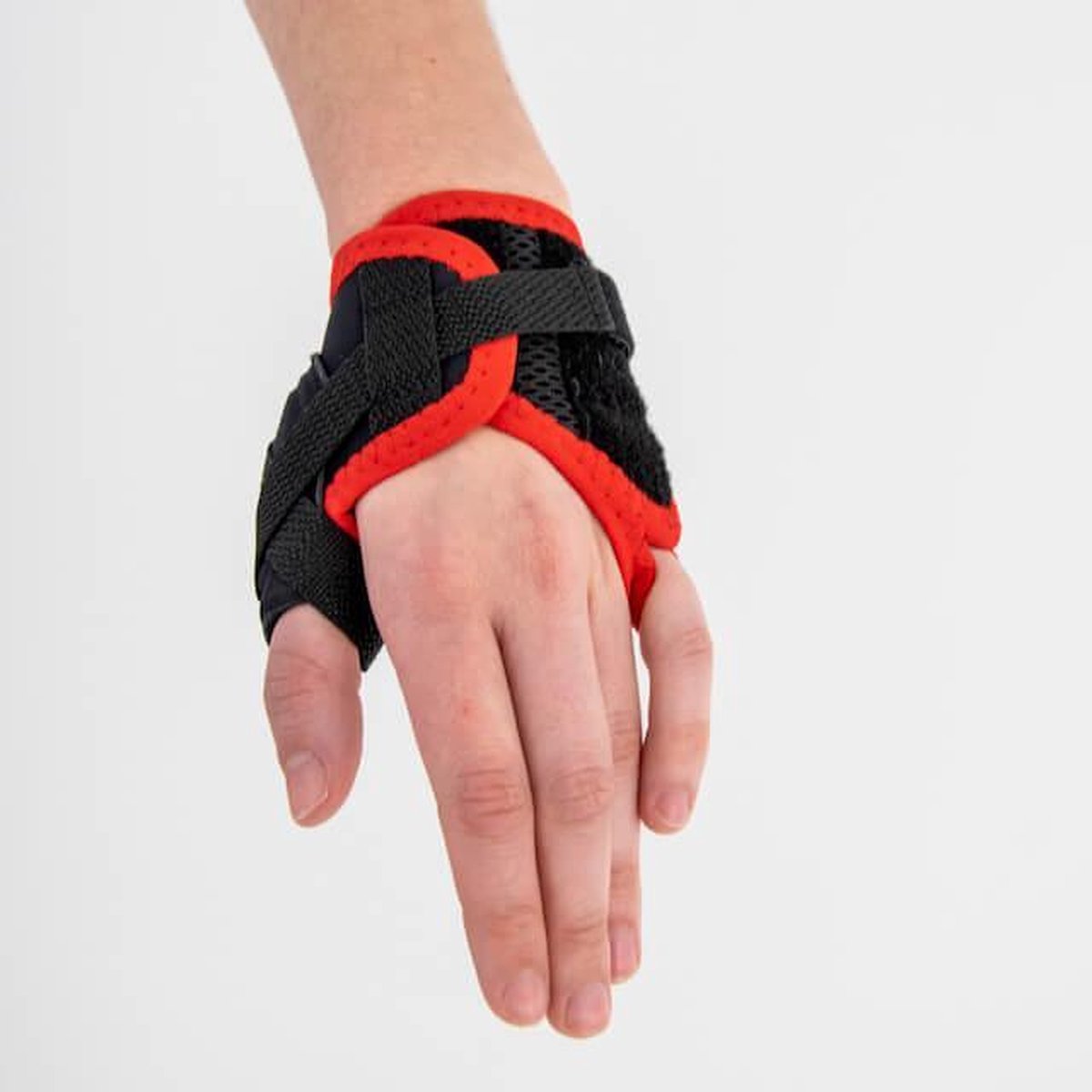Reh4Mat Sport Duimbrace – Duim Stabilisatie bij Skiduim & UCL Letsel – Ademend & Lichtgewicht - L - Links - Zwart