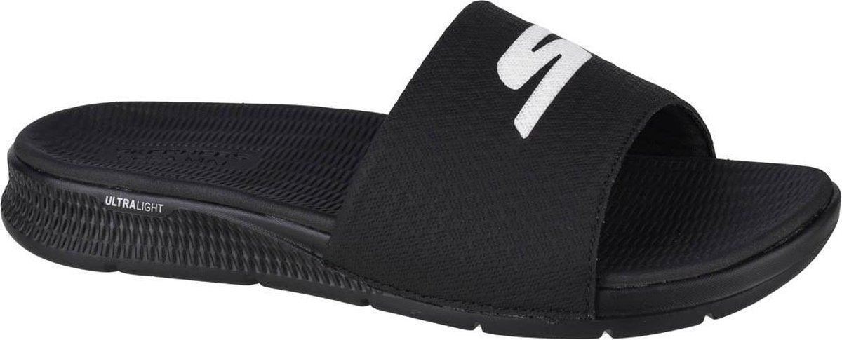 Skechers Go Consistent-Halo 229032-BKW, Mannen, Zwart, slippers, maat: 42  EU - Schoenen.nl