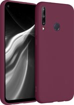 kwmobile telefoonhoesje voor Huawei P40 Lite E - Hoesje voor smartphone - Back cover in bordeaux-violet