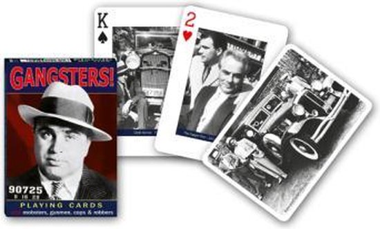Thumbnail van een extra afbeelding van het spel Gangsters Speelkaarten - Single Deck