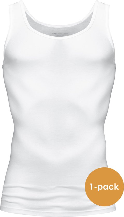Chemise athlétique Mey Casual Cotton (1-pack) - débardeur homme - blanc - Taille: 6XL