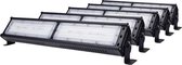 Lineaire Highbay LED 100W ZWART (5 stuks) - Wit licht