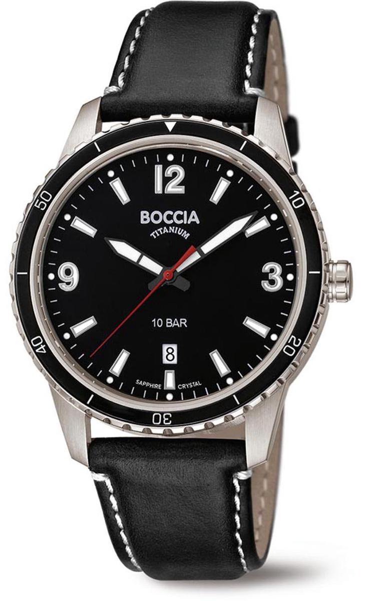 Boccia Titanium 3635.01 Heren Horloge 42 mm