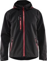 Blaklader Shell jack 4868-1938 - Mannen - Zwart/Rood - XL