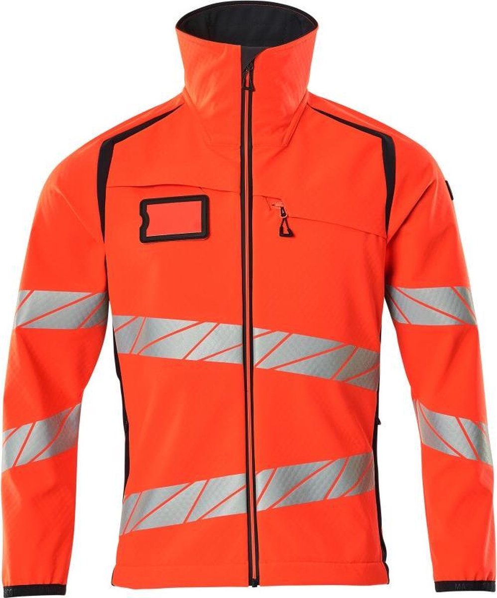 Mascot Accelerate Safe Softshell Jas 19002 - Mannen - Rood/Navy - XXL