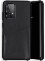 Selencia Vayu Vegan Lederen Backcover Samsung Galaxy A52(s) (5G/4G) hoesje - Zwart