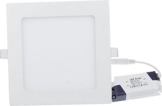 Plafonnier LED 24W 220V Carré (Pack De 5) - Blanc Chaud 2300K - 3500K - SILAMP