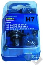 H7 Lampenset - 8 delig - 5 lampen - 3 zekeringen - Autolampen