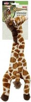Skinneeez Plush Giraffe - vrij van pluche vulling - met pieper - Small 34 cm
