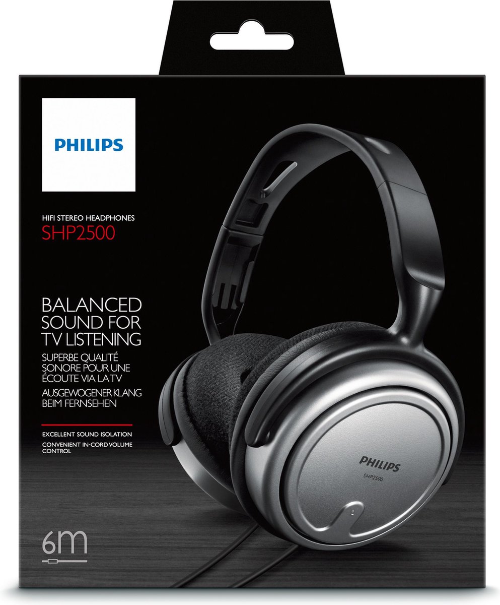 Philips SHP2500 - Over-Ear Koptelefoon - Zilver — afbeelding 4