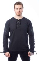 Vixxsin Longsleeve shirt -L- ALARIC Zwart