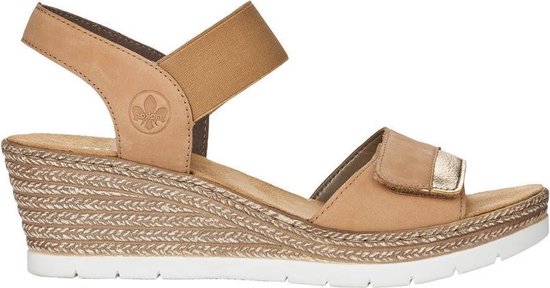 Rieker - Dames schoenen - 61940-60 - beige - maat 39 | bol.com