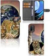 Coque Smartphone Xiaomi Redmi 9T | Bookcase Poco M3 avec porte-cartes Predators