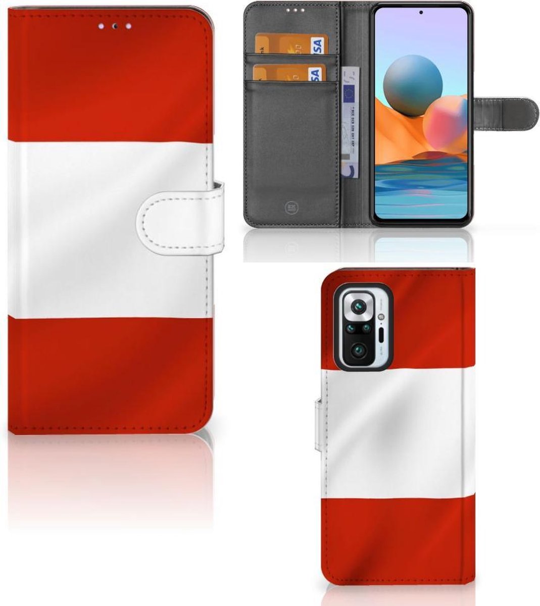 Xiaomi Redmi Note 10 Pro Bookstyle Case Oostenrijk