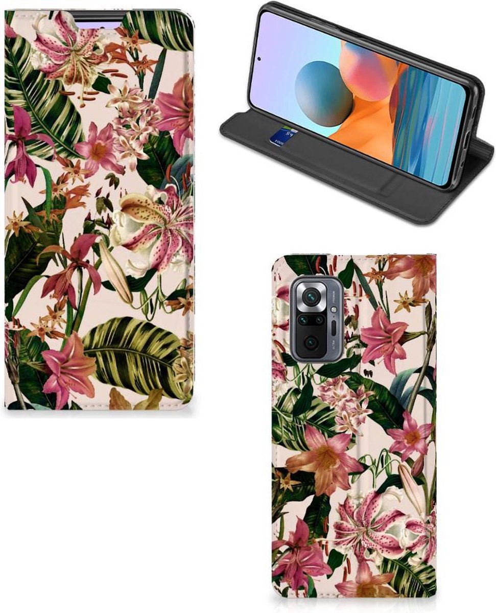 Xiaomi Redmi Note 10 Pro Smart Cover Flowers