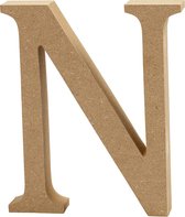 Letter. N. H: 13 cm. 2 cm. mdf - 1 st