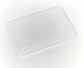 Couvercle pour Barquette PET Recyclé 265x189x26mm Transparent anti-buée - 250 pcs