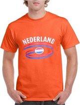 Oranje Nederland t-shirt L