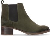 Clarks - Dames schoenen - Mila Top - D - dark olive suede - maat 4,5