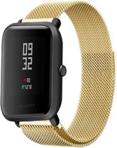 Geschikt voor Xiaomi Amazfit Bip Milanese band - goud - 42mm