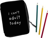 Teken Etui met inhoud 32-delig Can't Adult Today (staand)