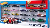 Hot Wheels - Speelgoedauto's voor racebaan - Set met 20 speelgoedautootjes