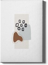 Walljar - Air Shape - Muurdecoratie - Canvas schilderij