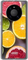6F hoesje - geschikt voor Huawei P40 Pro -  Transparant TPU Case - Citrus Fruit #ffffff