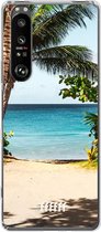 6F hoesje - geschikt voor Sony Xperia 1 III -  Transparant TPU Case - Coconut View #ffffff